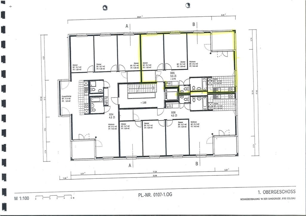3 ½ rooms apartment