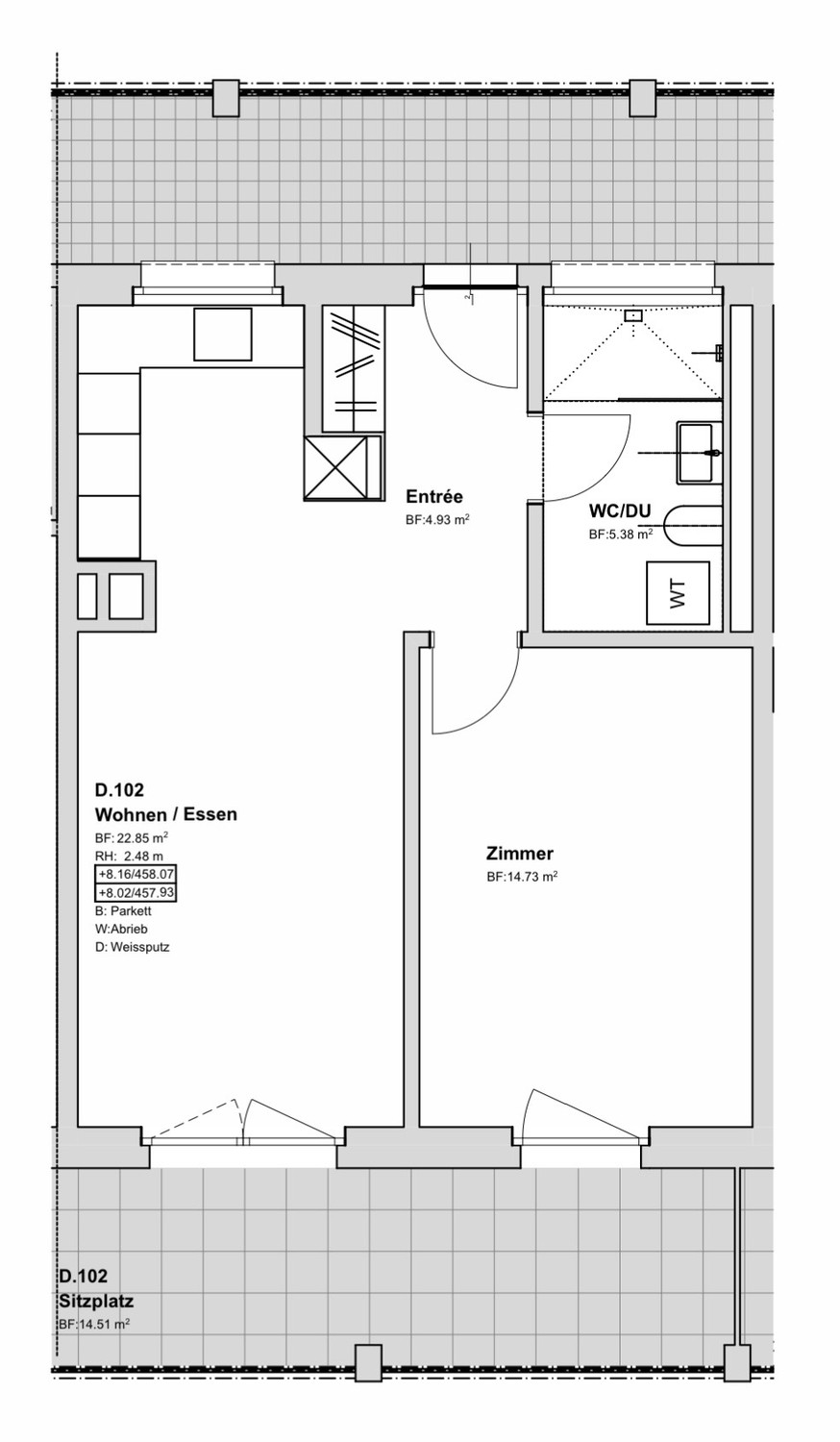 2 ½ rooms apartment