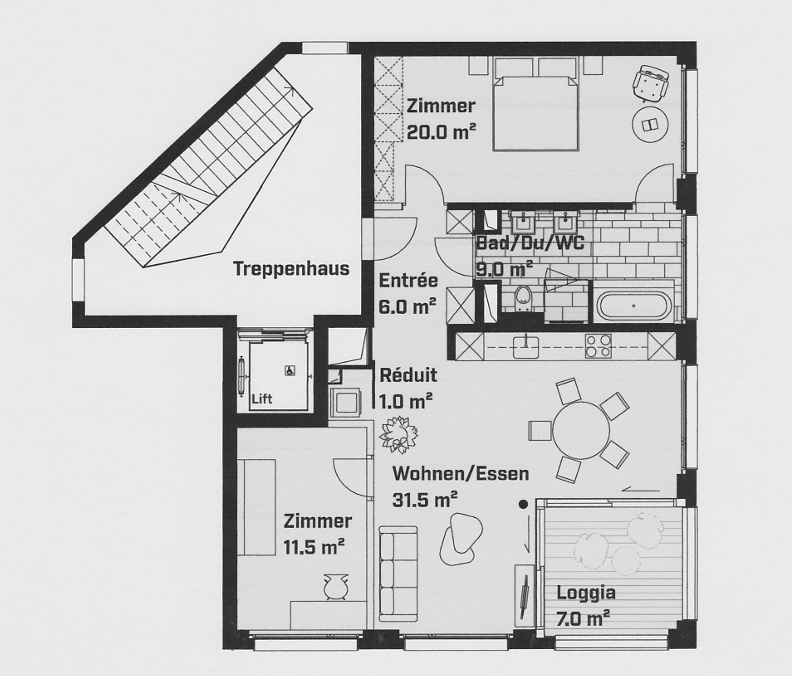 Appartamento di 3 ½ locali, foto 10 di 10