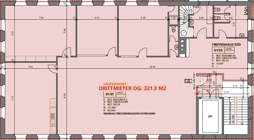 321m² office