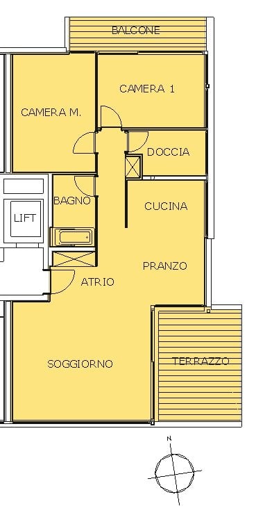 Appartamento di 3 ½ locali, foto 3 di 5