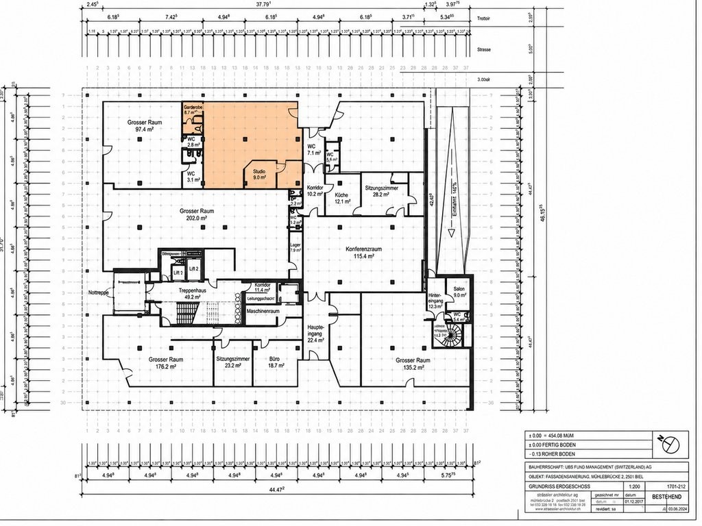 negozio di 119m²