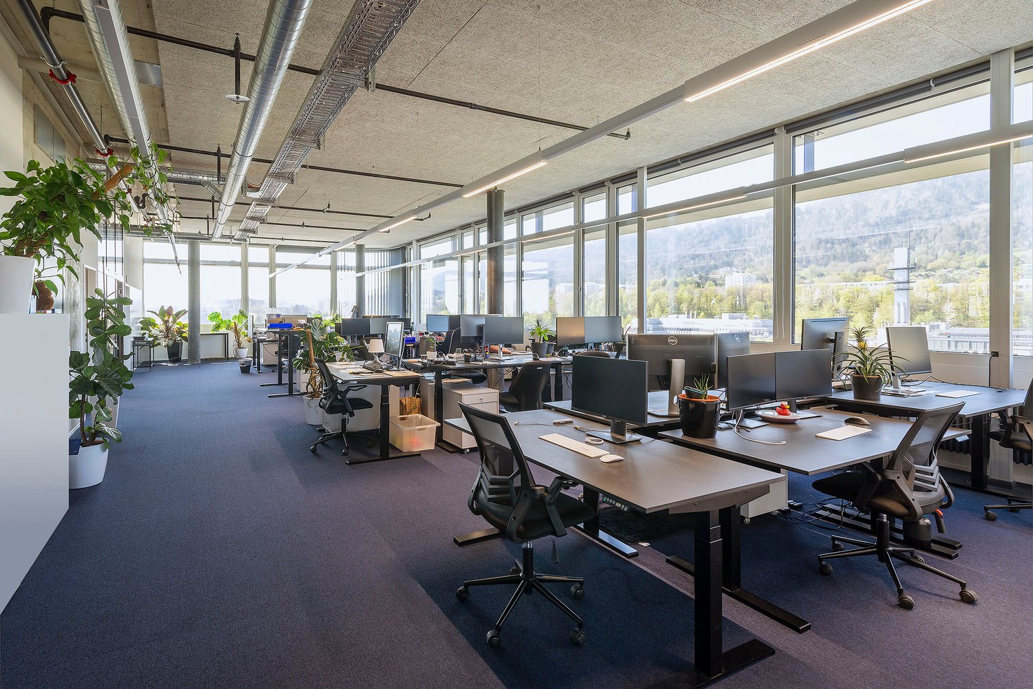 1058m² office