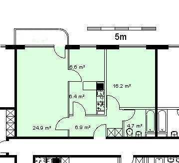 Appartamento di 2 ½ locali