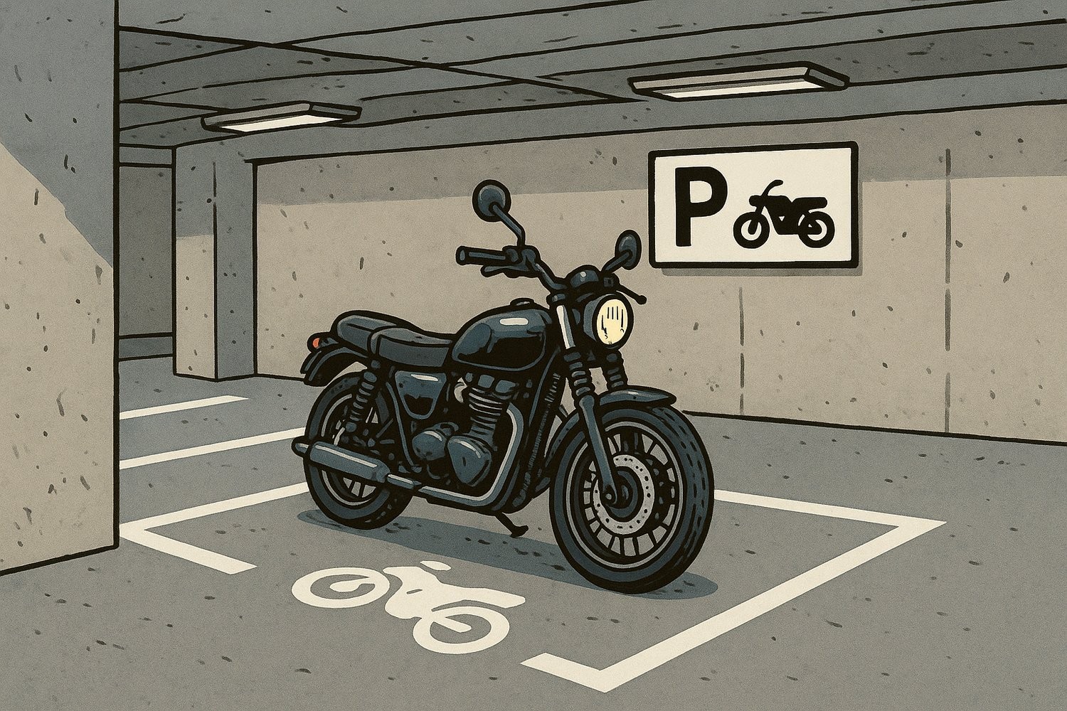 Posti auto coperti per moto, foto 2 di 2