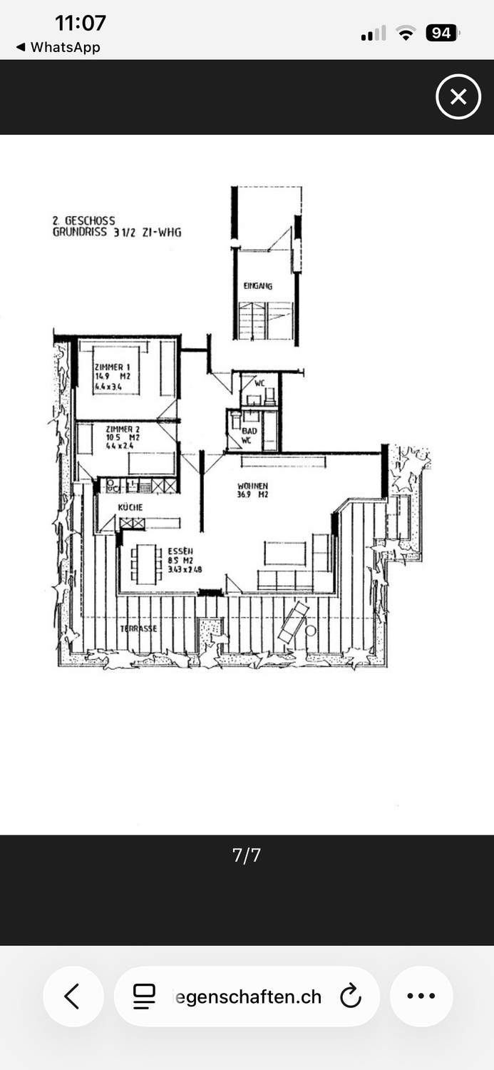 Appartamento di 3 ½ locali, foto 2 di 4