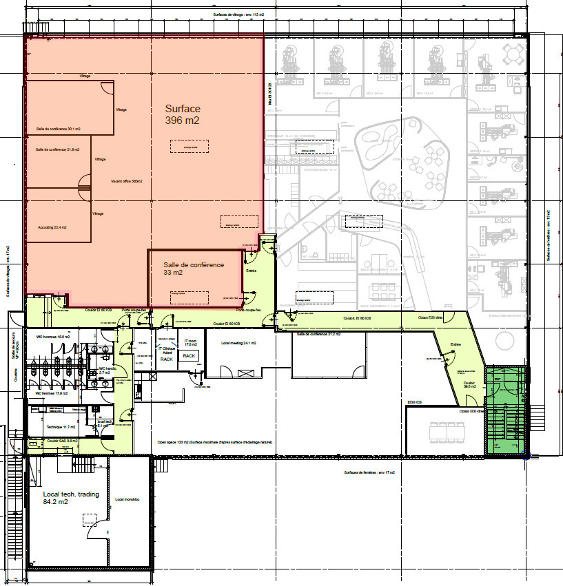396m² Büro