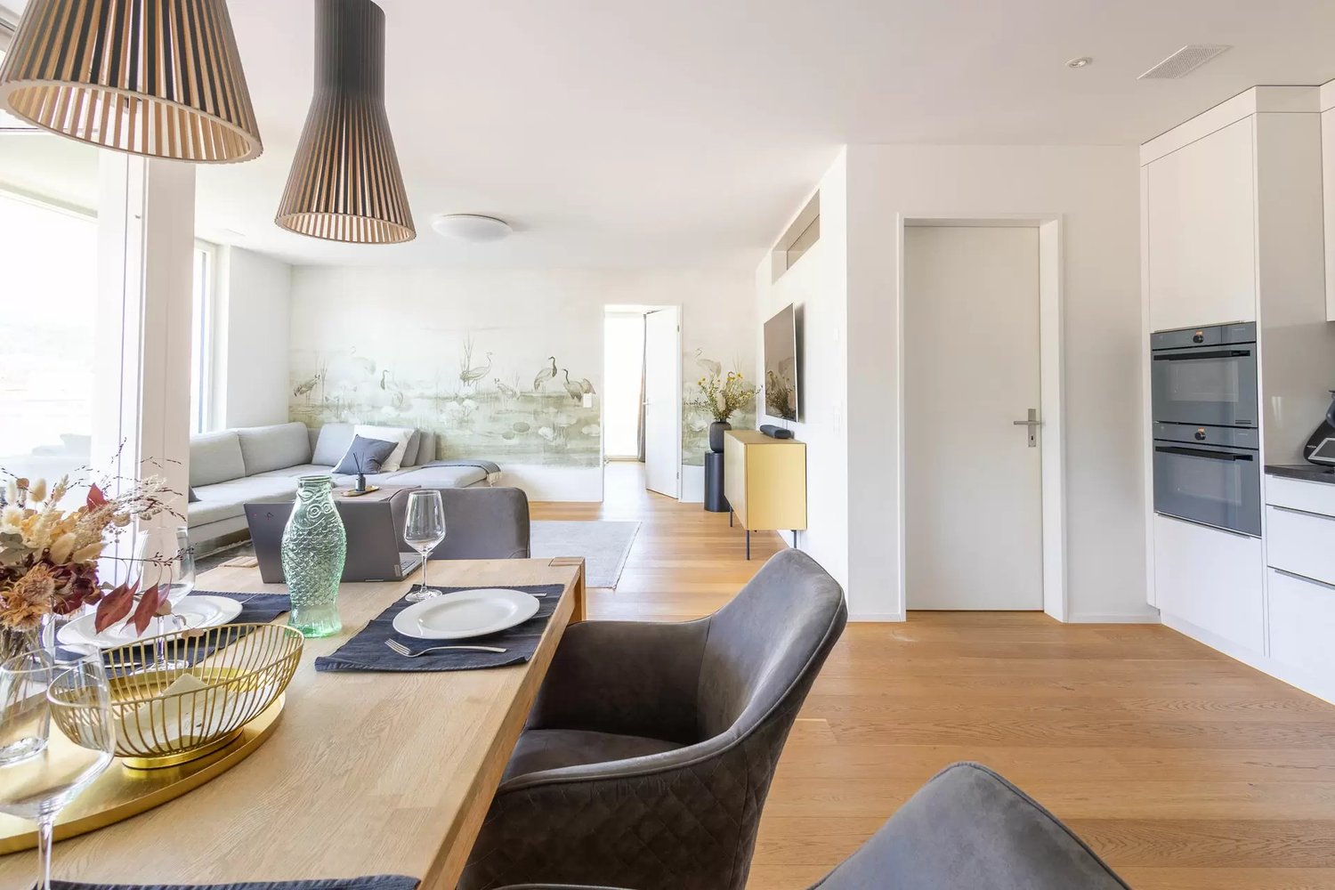 3 ½ rooms furnished flat