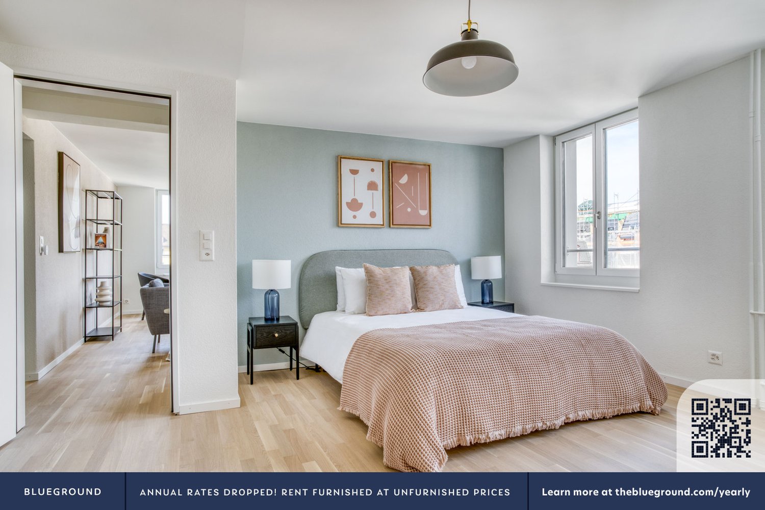 2 ½ rooms furnished flat