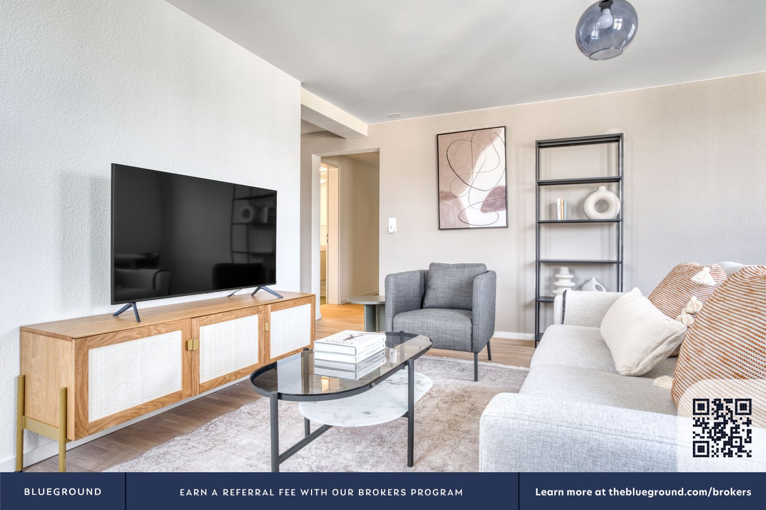 2 ½ rooms furnished flat