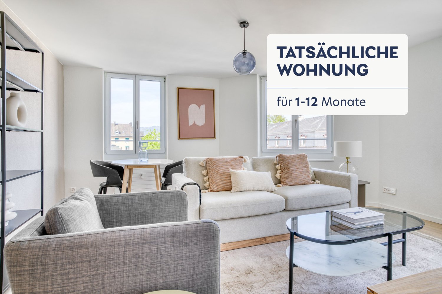 2 ½ rooms furnished flat