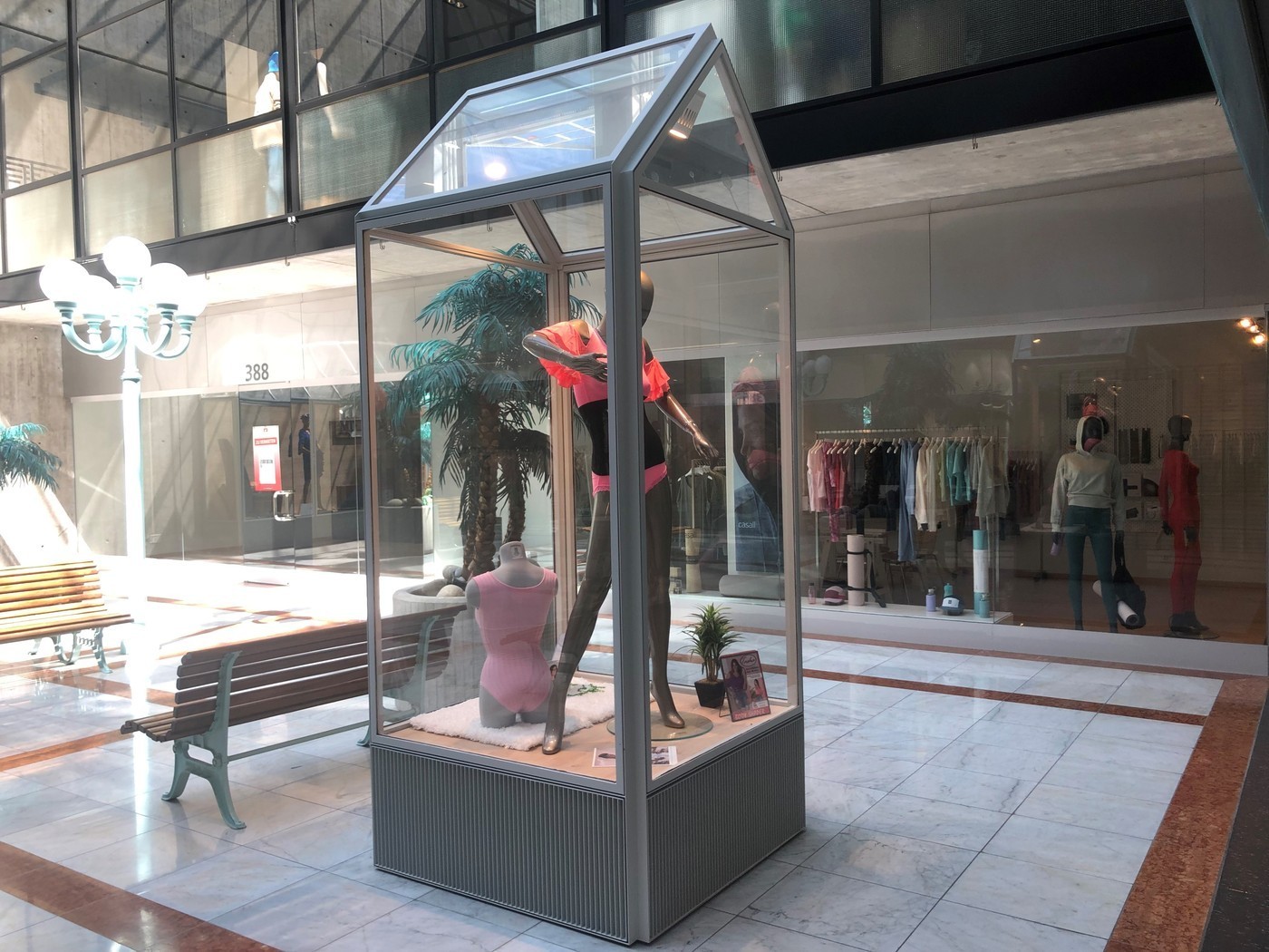 Vitrine d'exposition