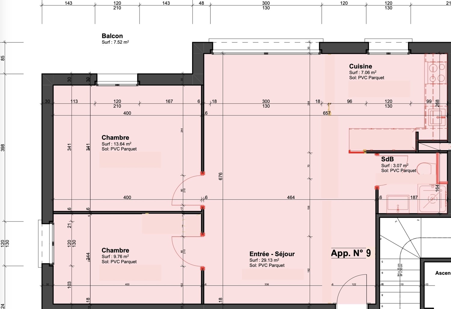 Appartamento di 3 ½ locali