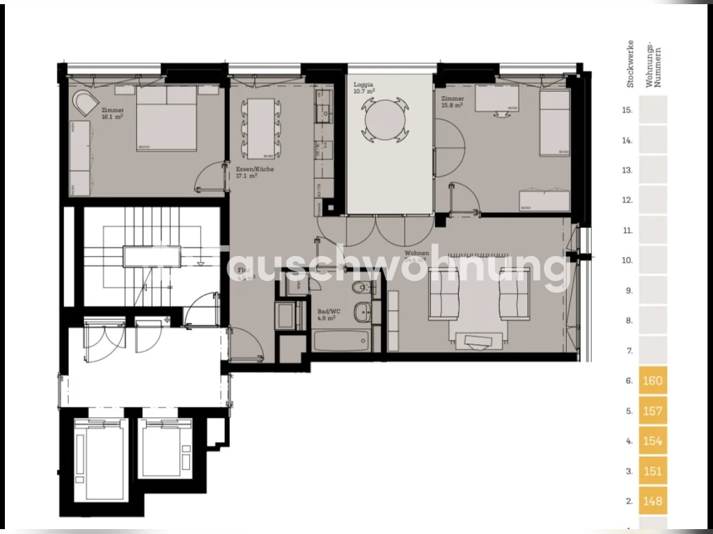 Appartamento di 3 ½ locali, foto 1 di 6