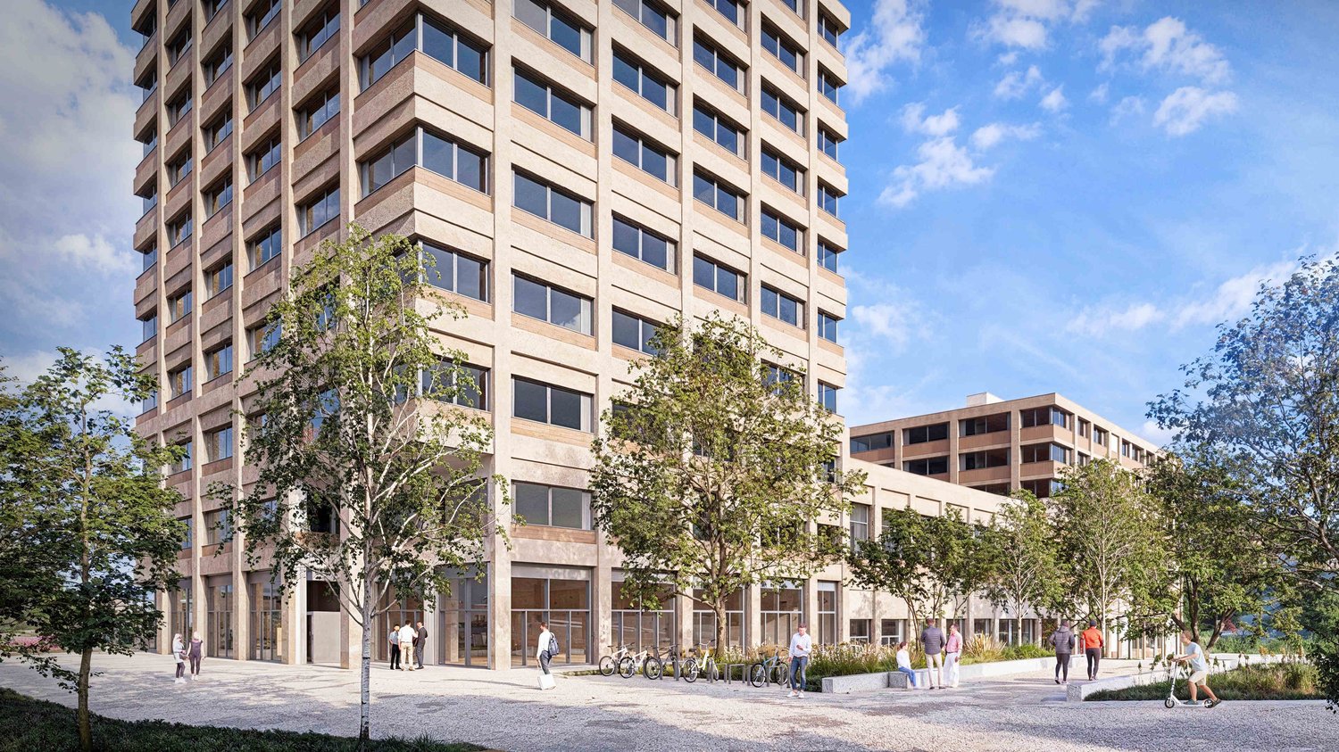 750m² office