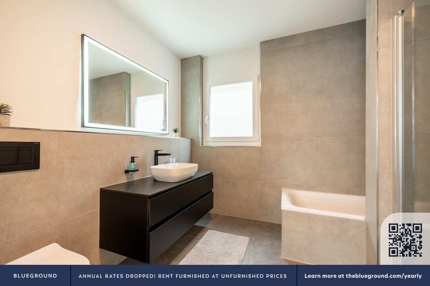 4 rooms furnished flat