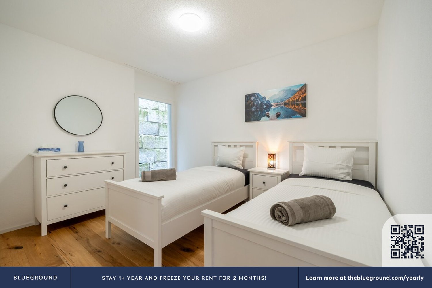 4 rooms furnished flat