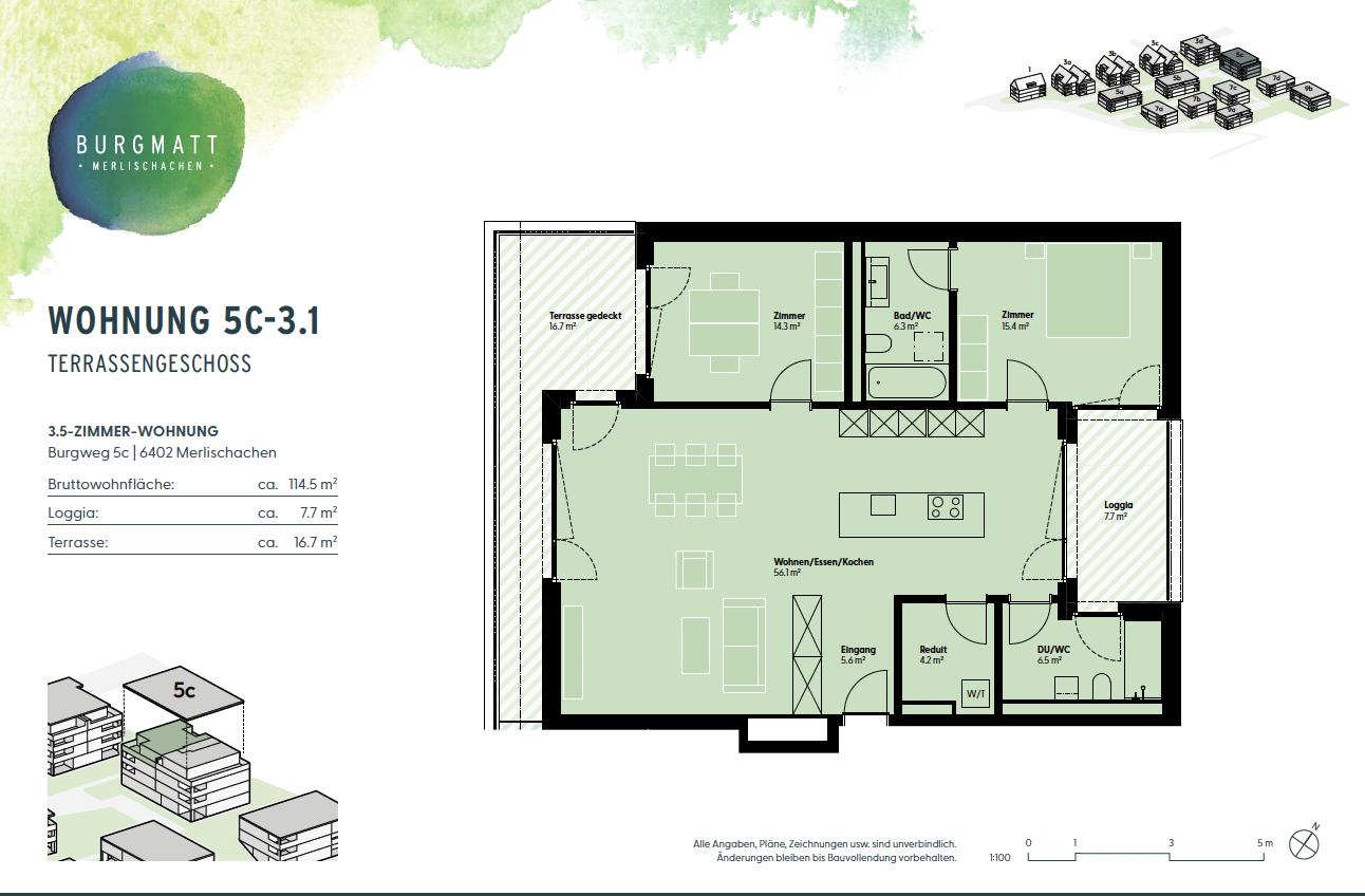 Appartamento di 3 ½ locali