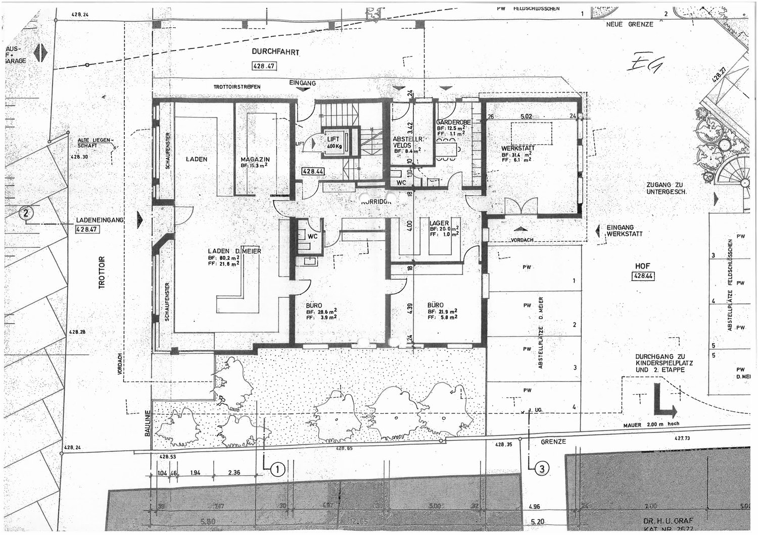 220m² commerciale