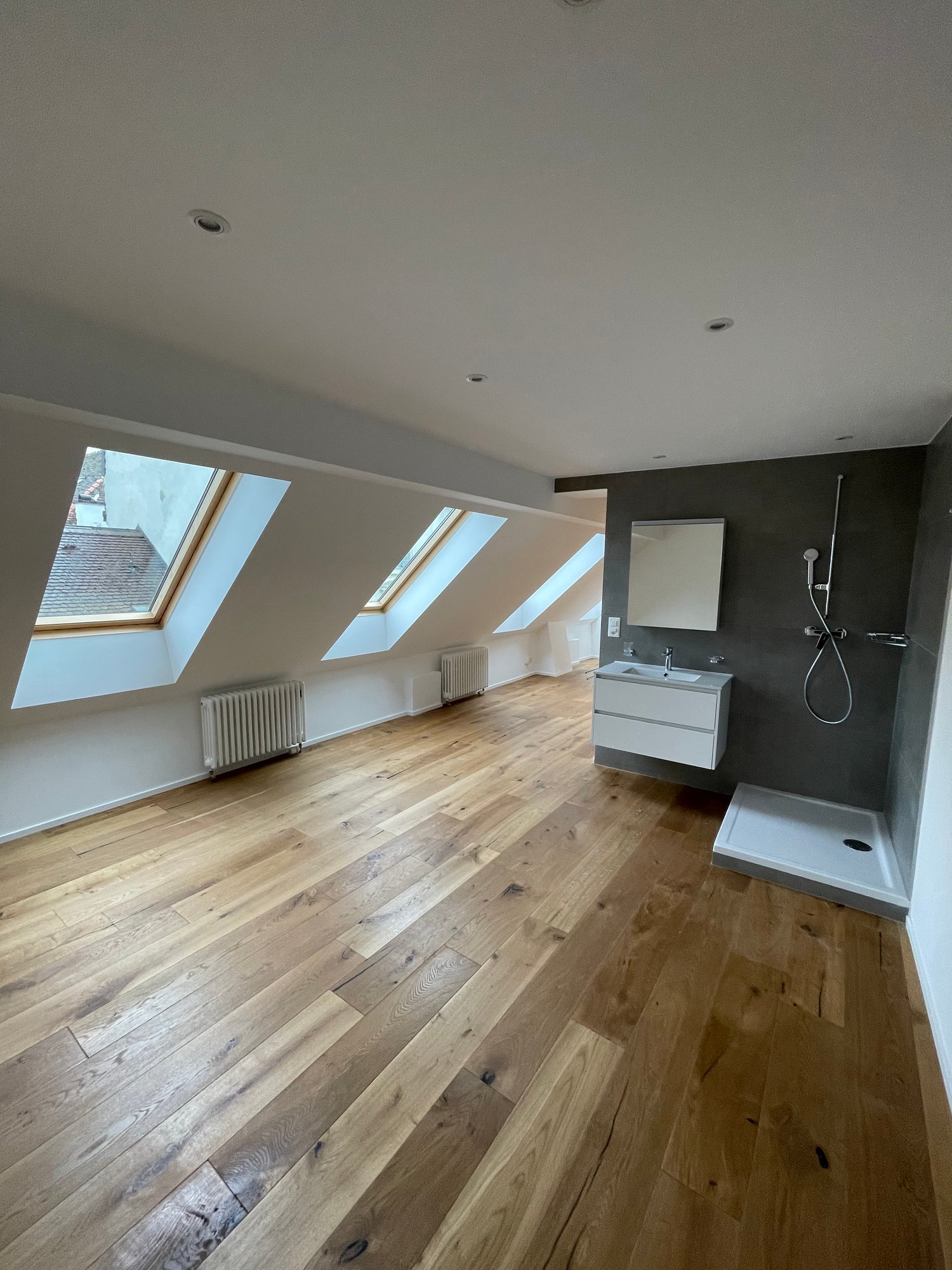 1 ½ rooms roof flat