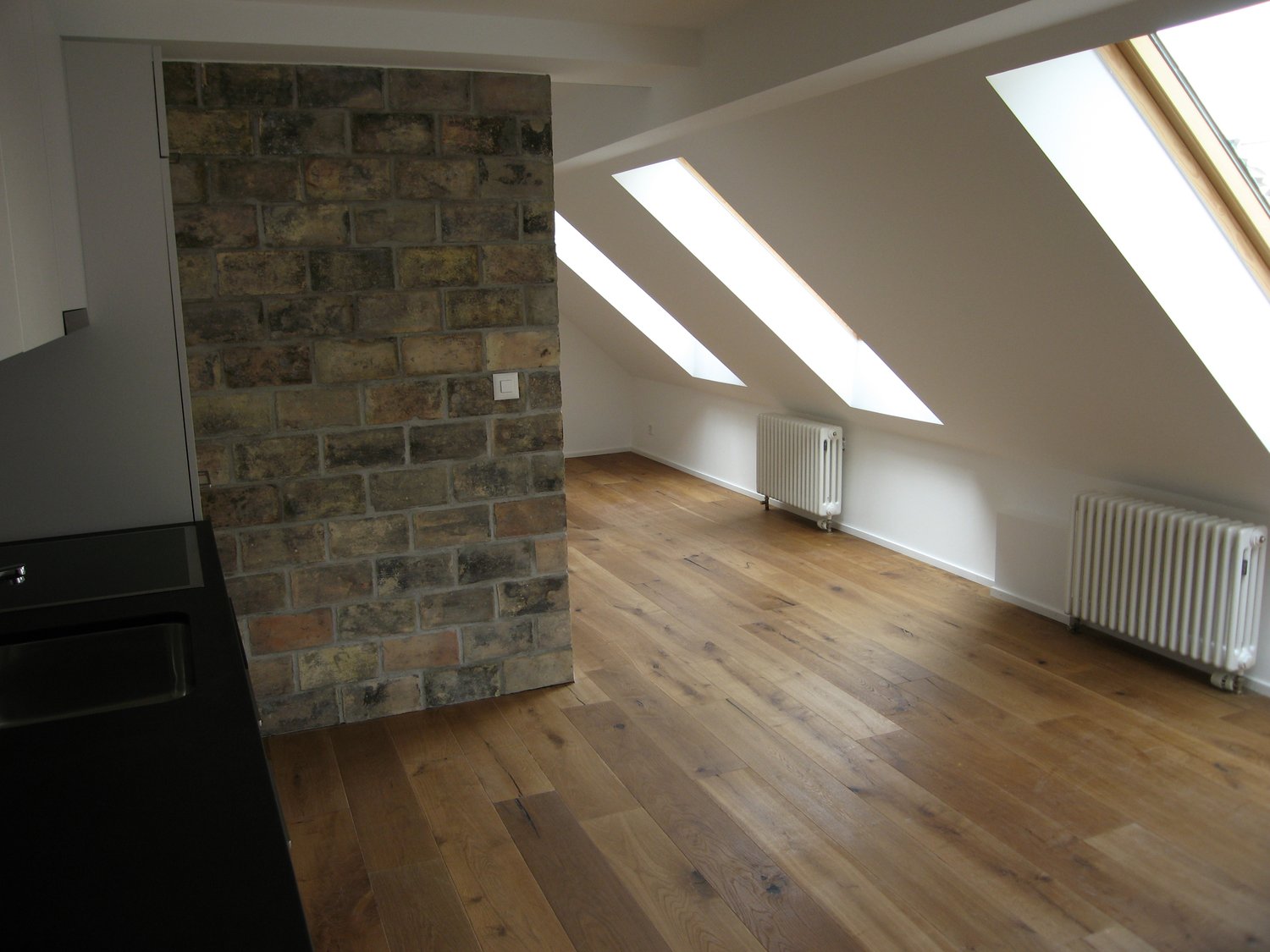 1 ½ rooms roof flat