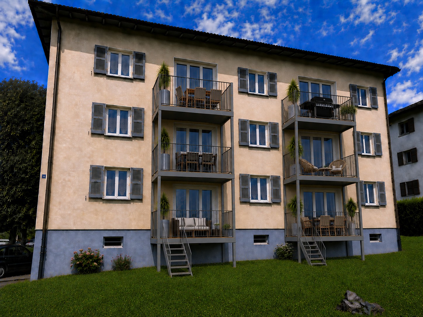 appartamento di 3 locali