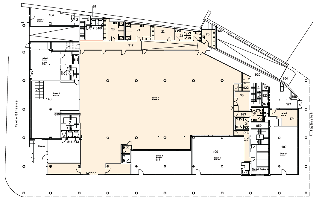 1000m² negozio