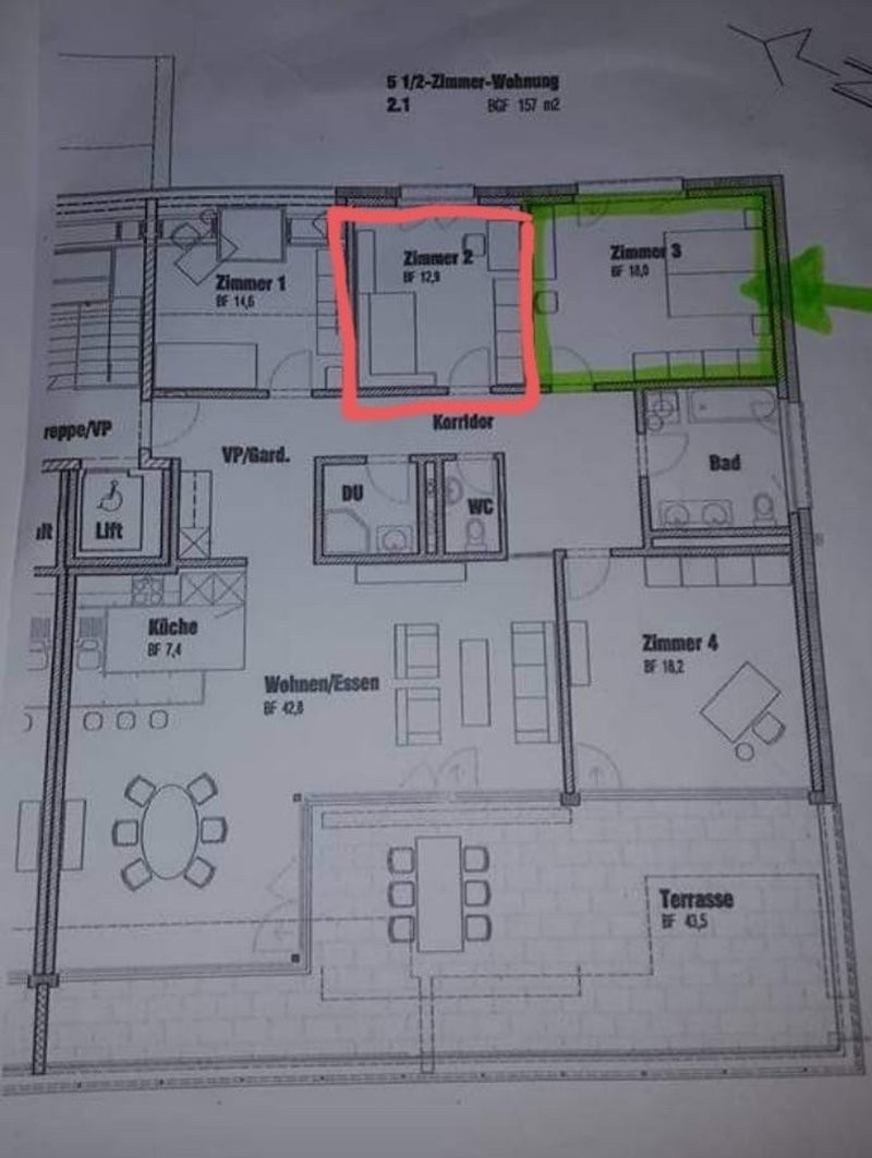 Stanza in un appartamento condiviso, foto 1 di 6