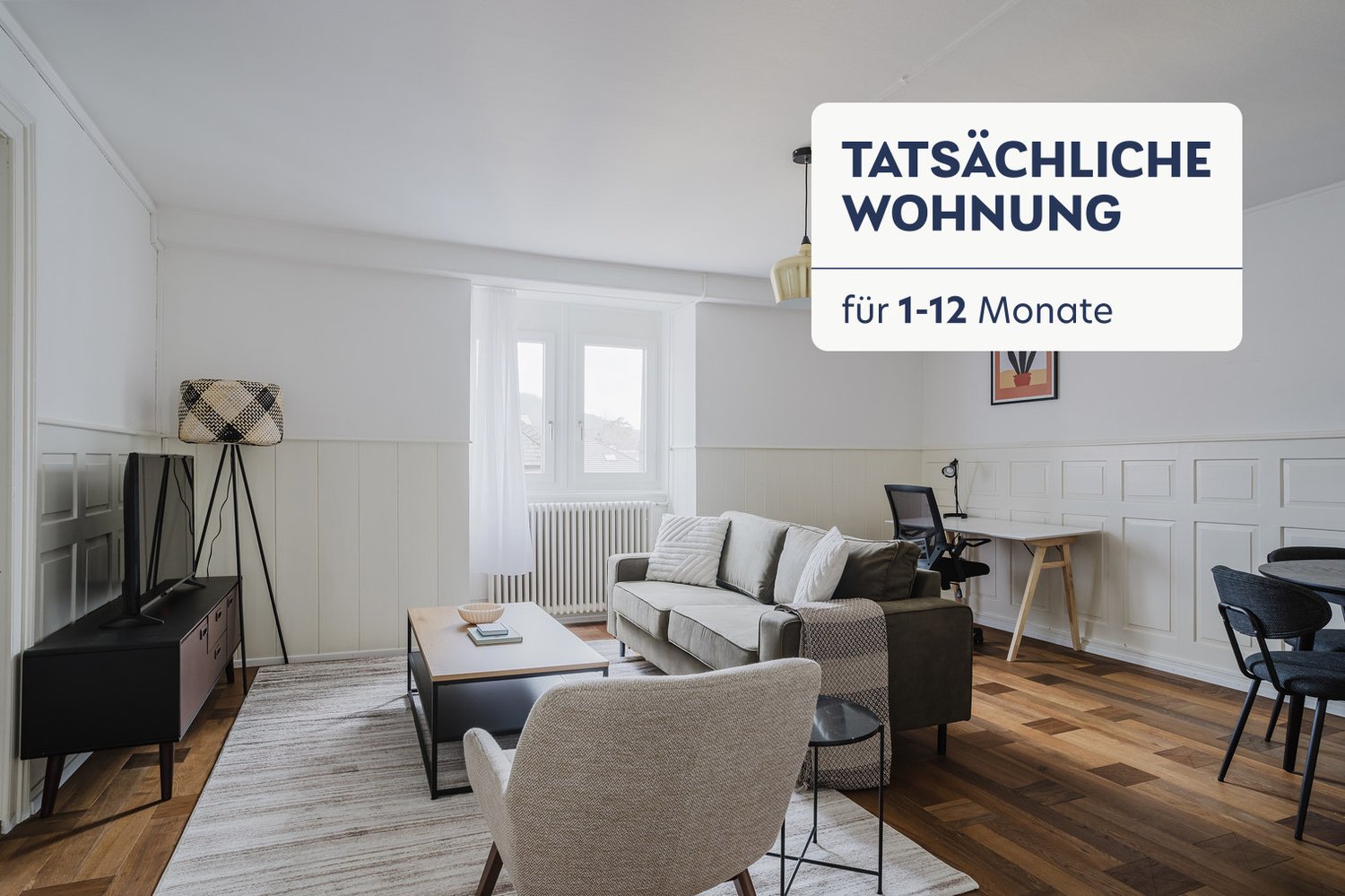 3 ½ rooms furnished flat, foto 1 di 10