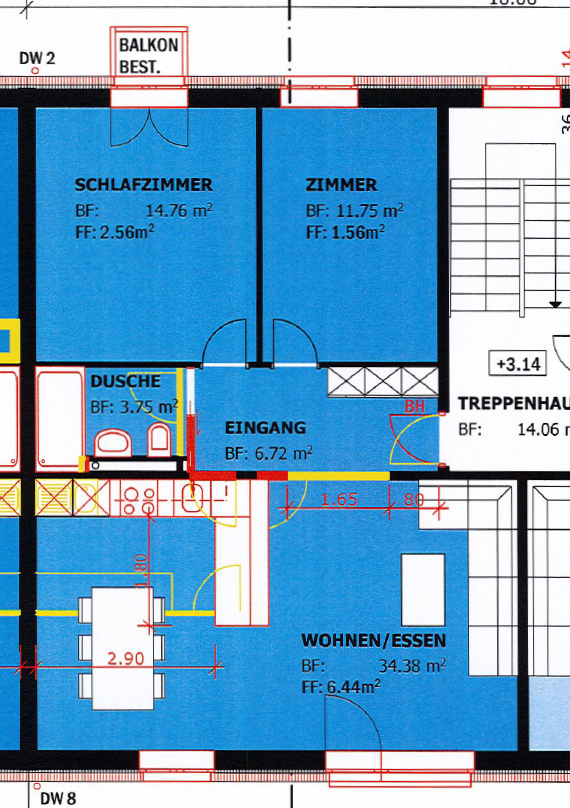 Appartamento di 2 ½ locali, foto 8 di 8