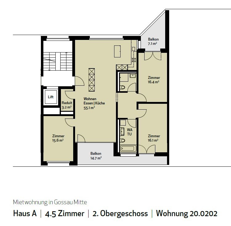 4 ½ rooms apartment