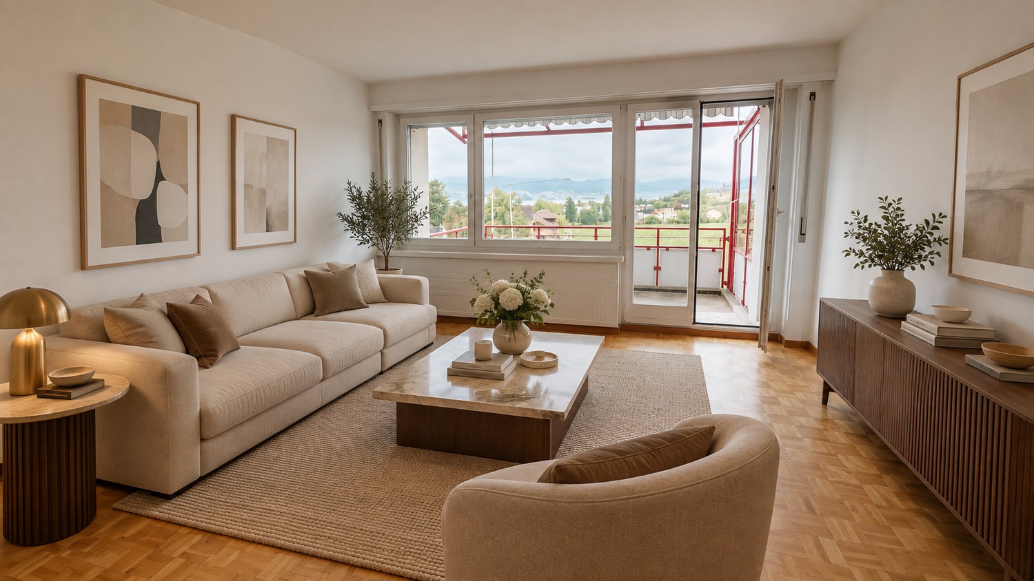 3 rooms apartment