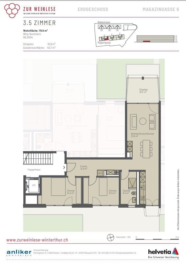 Appartamento di 2 ½ locali, foto 7 di 7