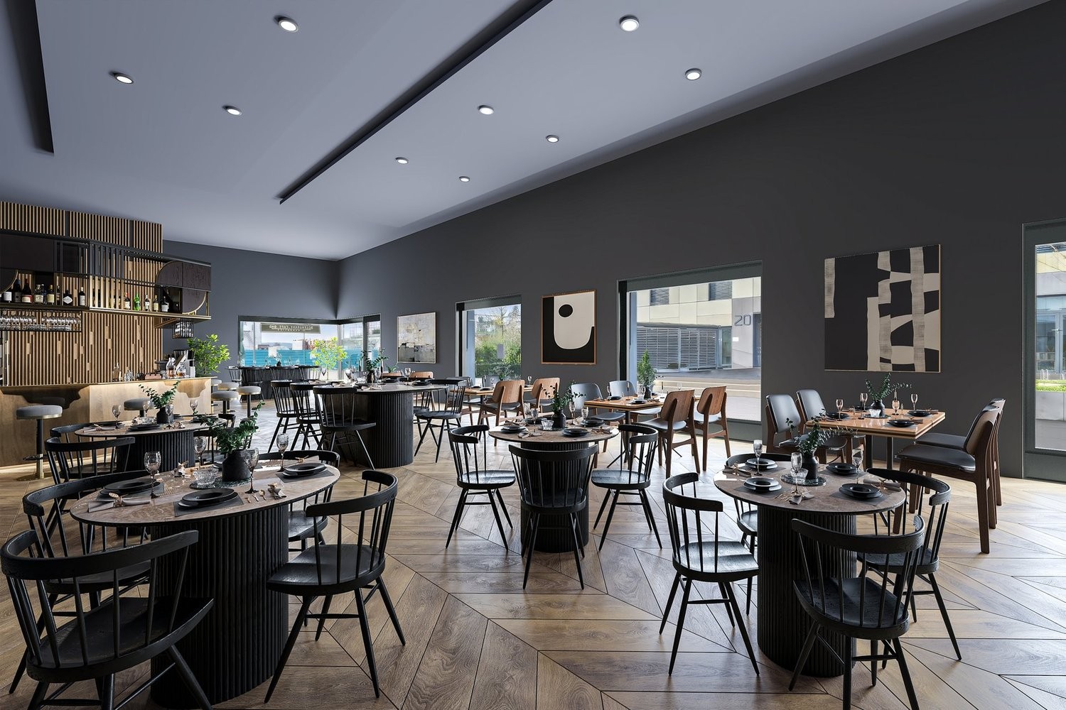 230m² ristorante