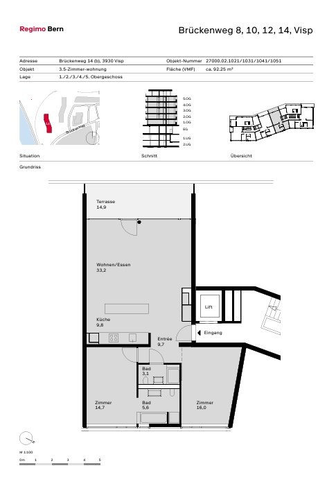 Appartamento di 2 ½ locali, foto 9 di 9