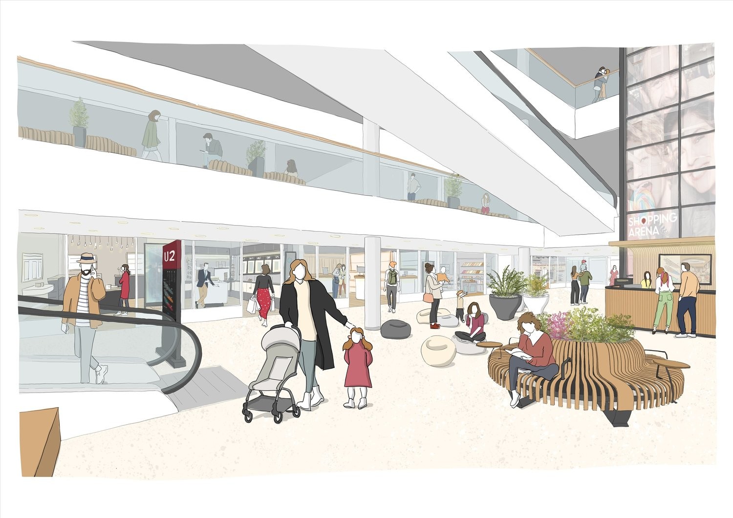 90m² boutique