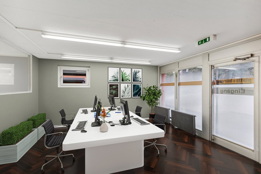 136m² commercial

Are you looking for a new place of success? Then you have come to the right place!

By arrangement, we are renting attractive office/commercial premises of 137 m2 at our property at Aufwiesenstrasse 4 in 8305 Dietlikon.

The office or commercial space offers you individual possibil