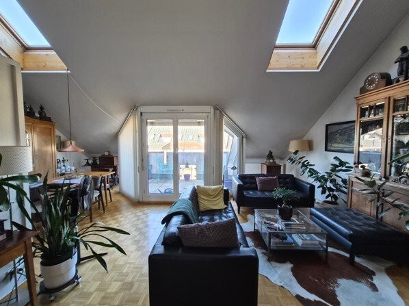 4 rooms attic flat