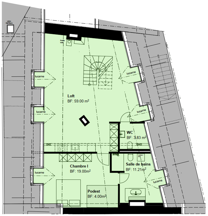 2 ½ rooms apartment