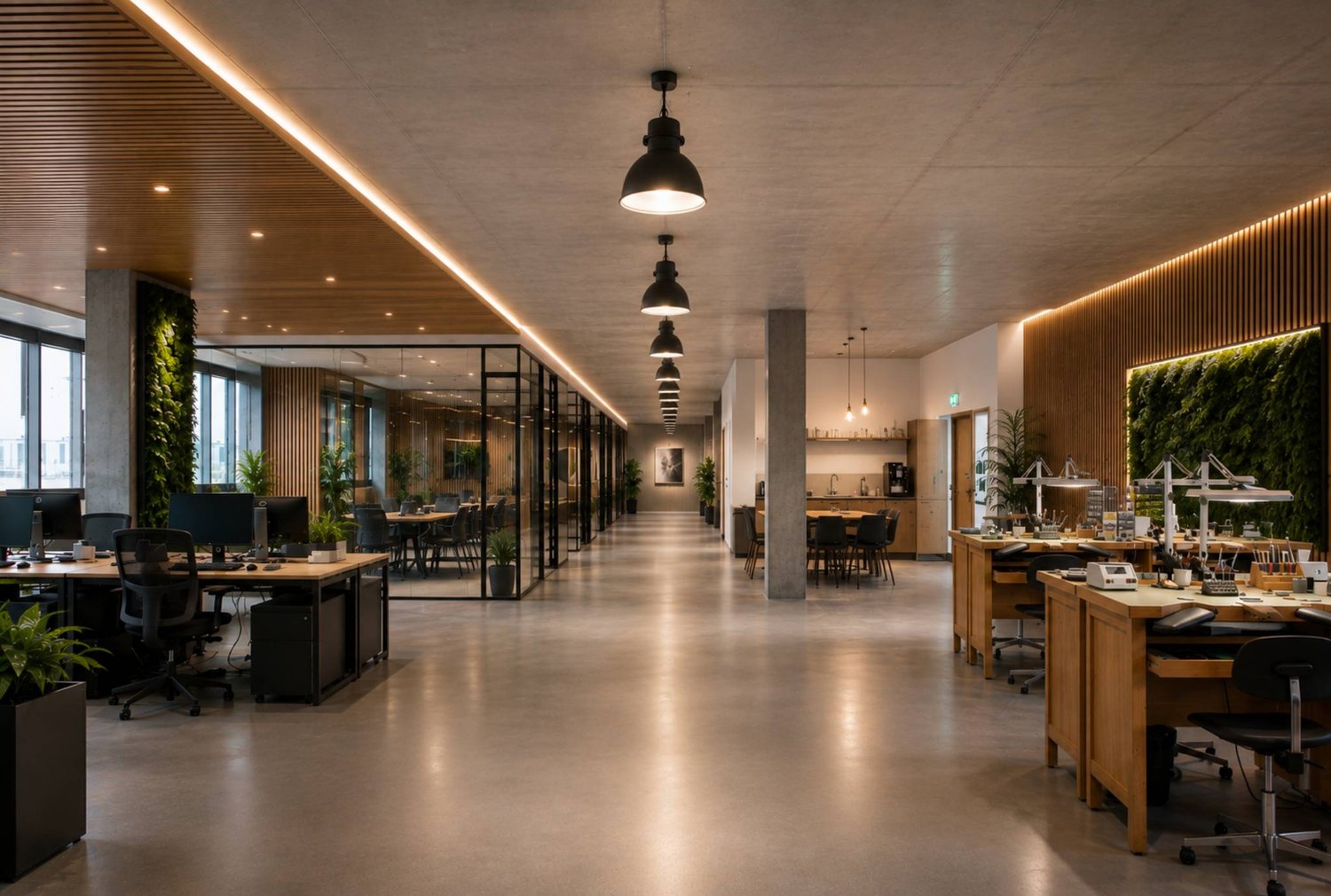 230m² office
