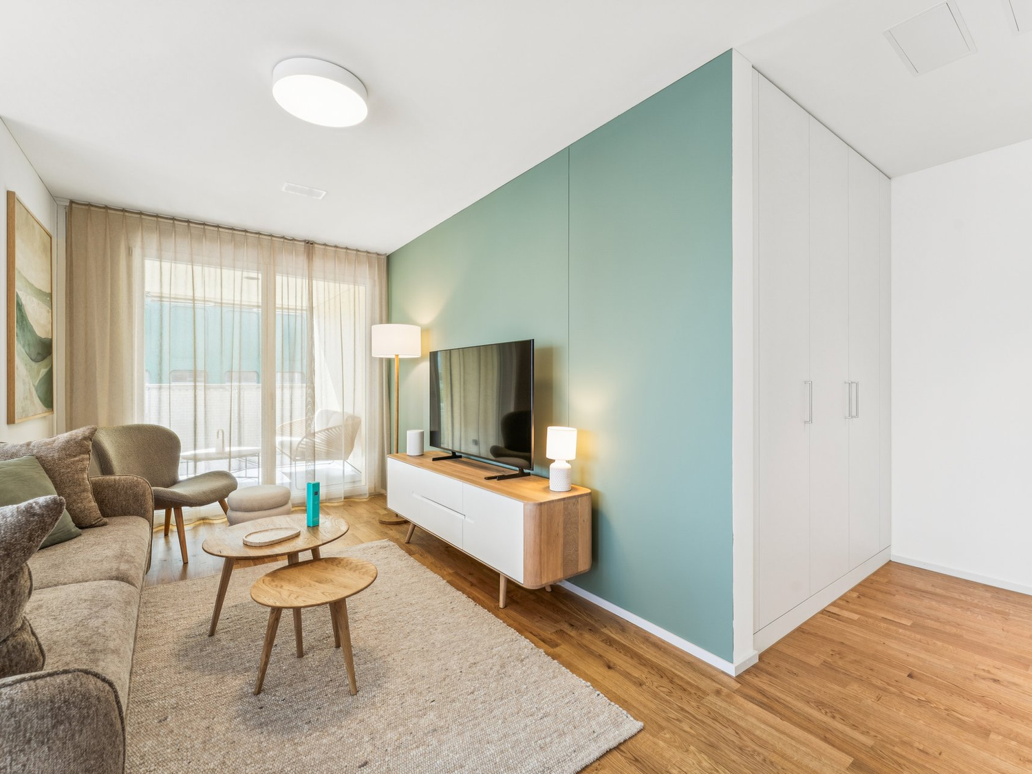 2 ½ rooms furnished flat