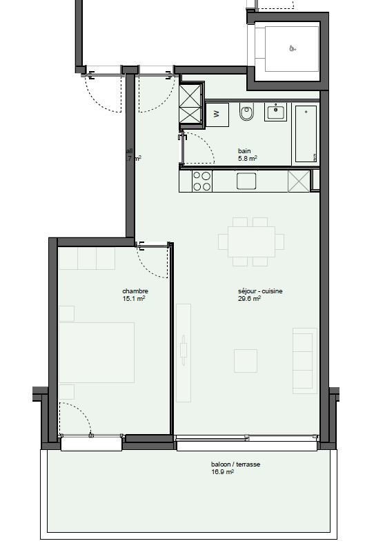 Appartamento di 3 ½ locali, foto 6 di 7