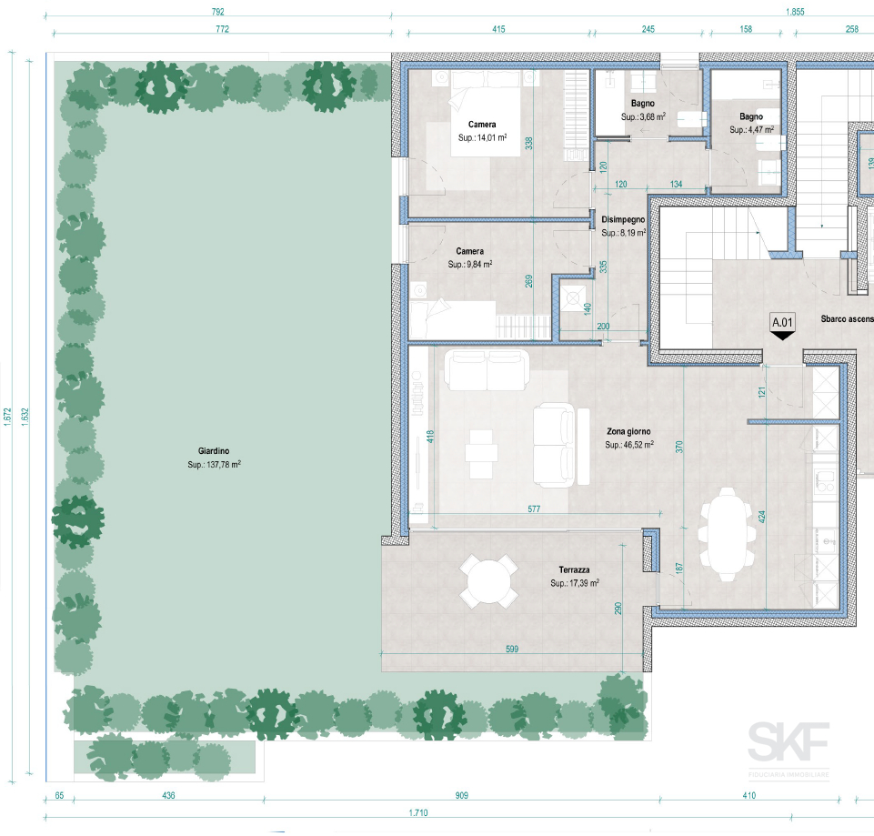 3 ½ rooms apartment