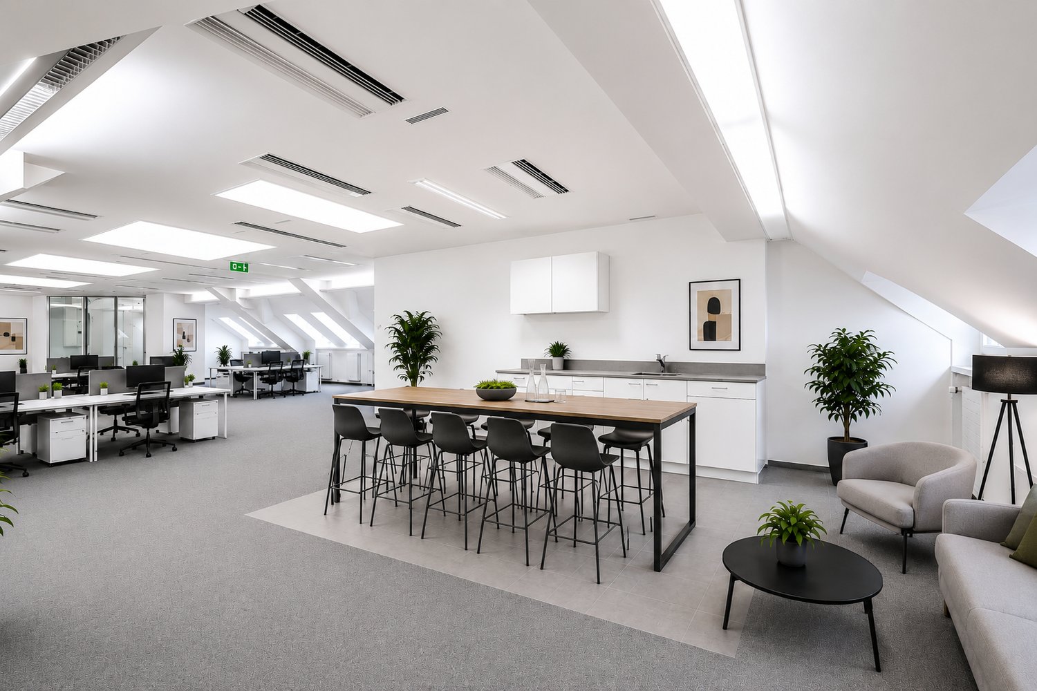 550m² office