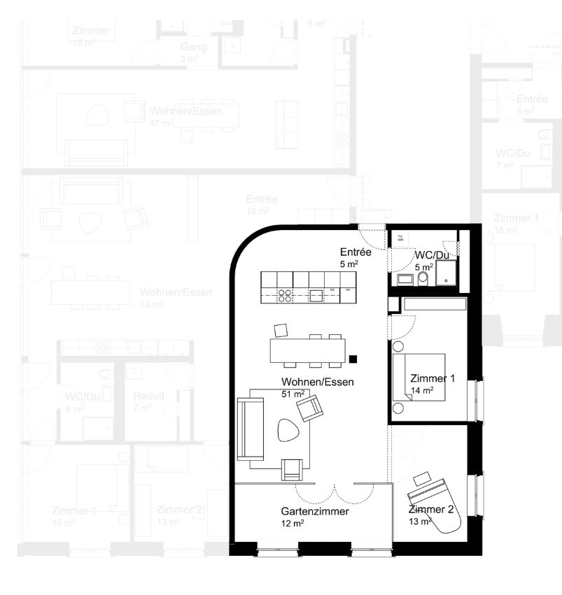 Appartamento di 3 ½ locali, foto 3 di 3