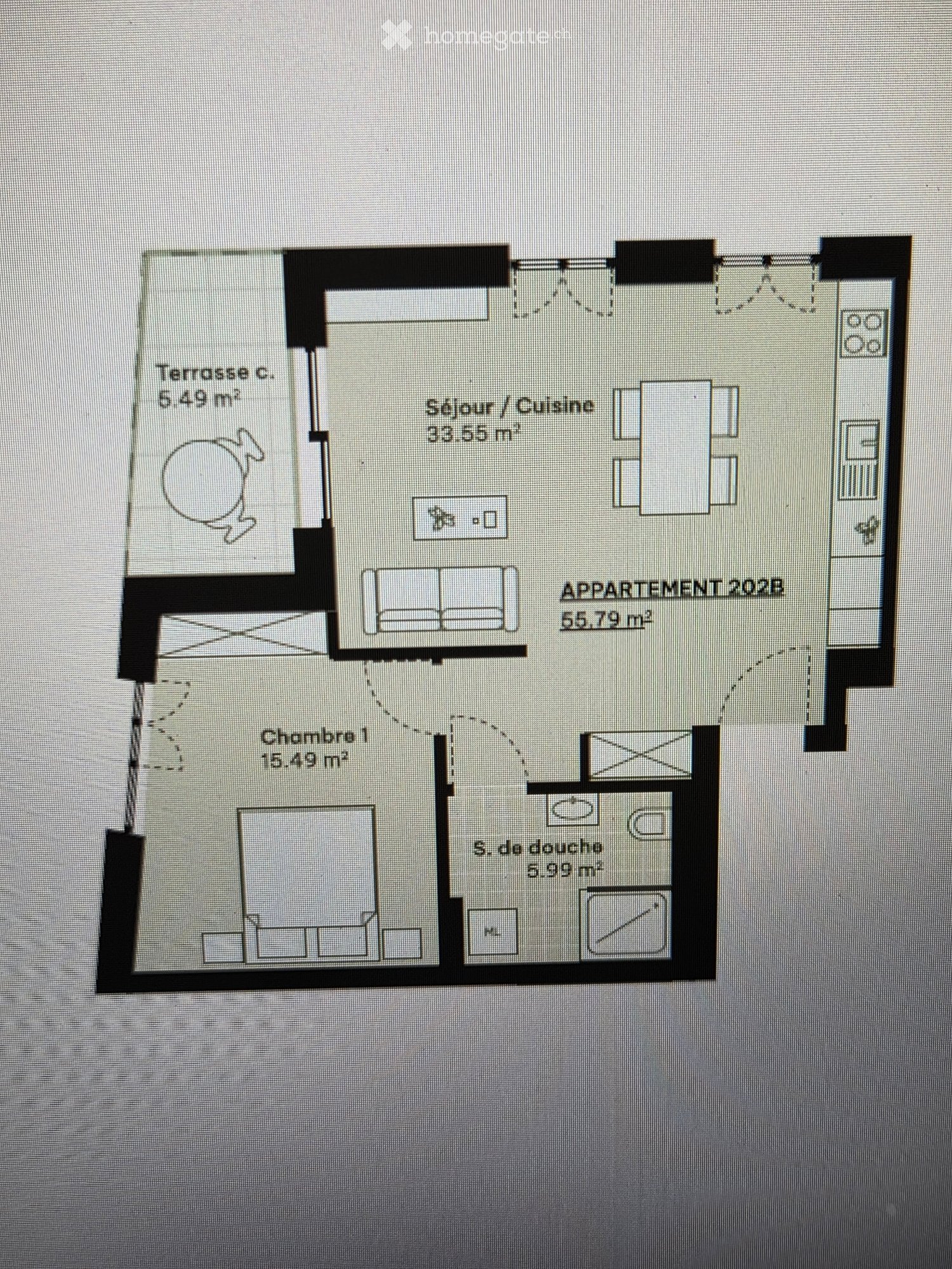 2 Zimmer Wohnung