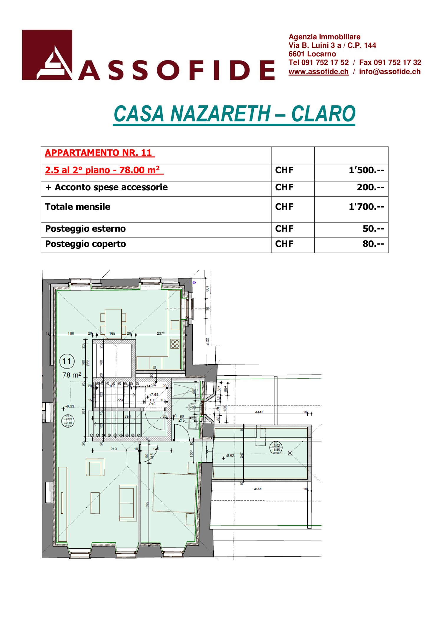 2 ½ rooms apartment, foto 10 di 10