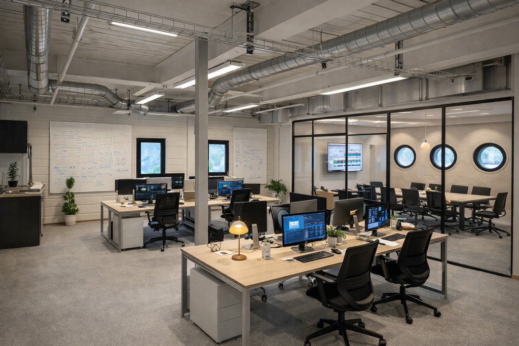 413m² office