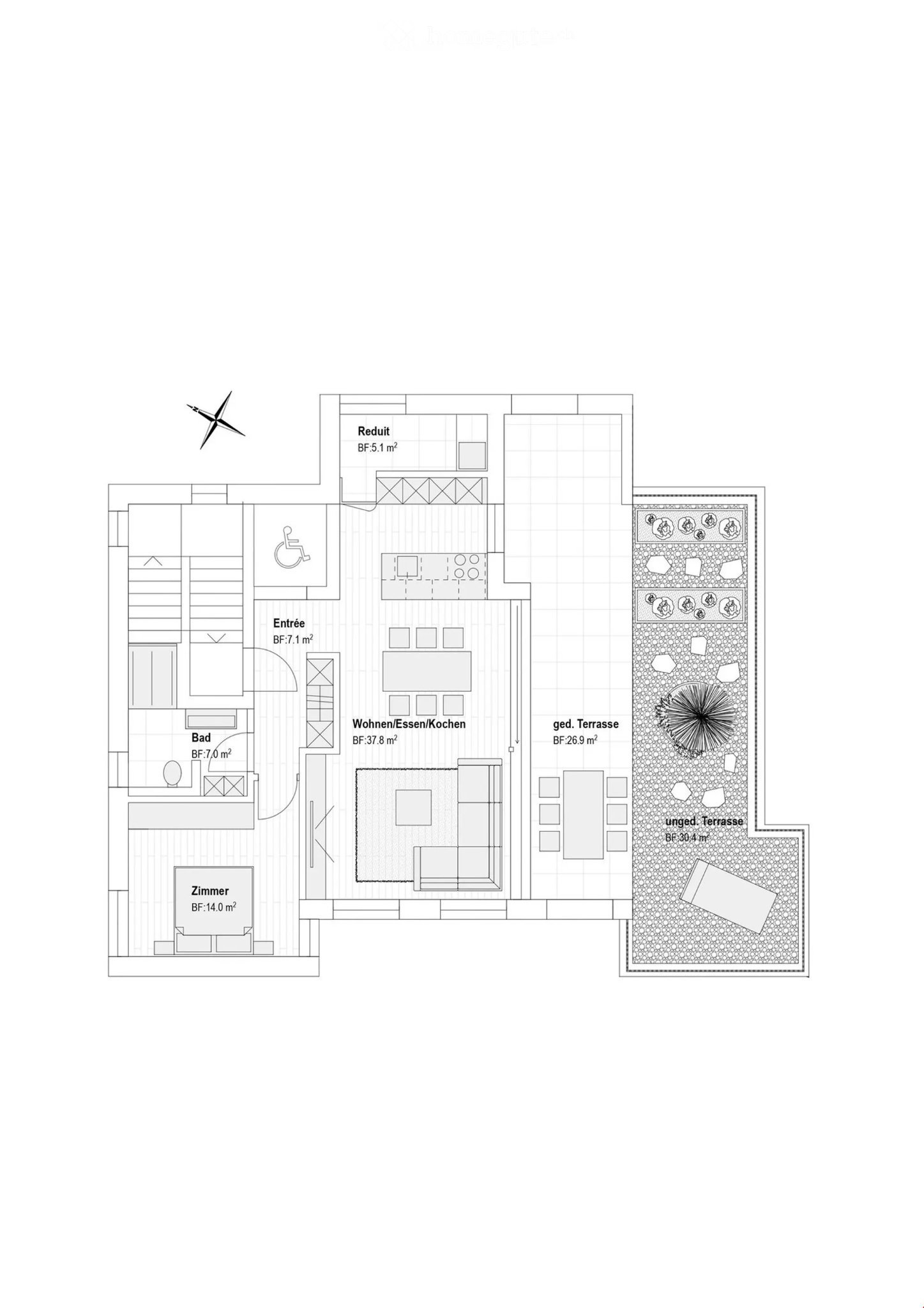 appartamento di 1 ½ locali, foto 5 di 5