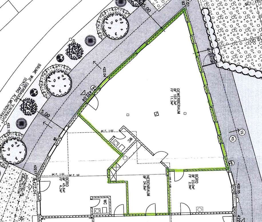 135m² commerciale